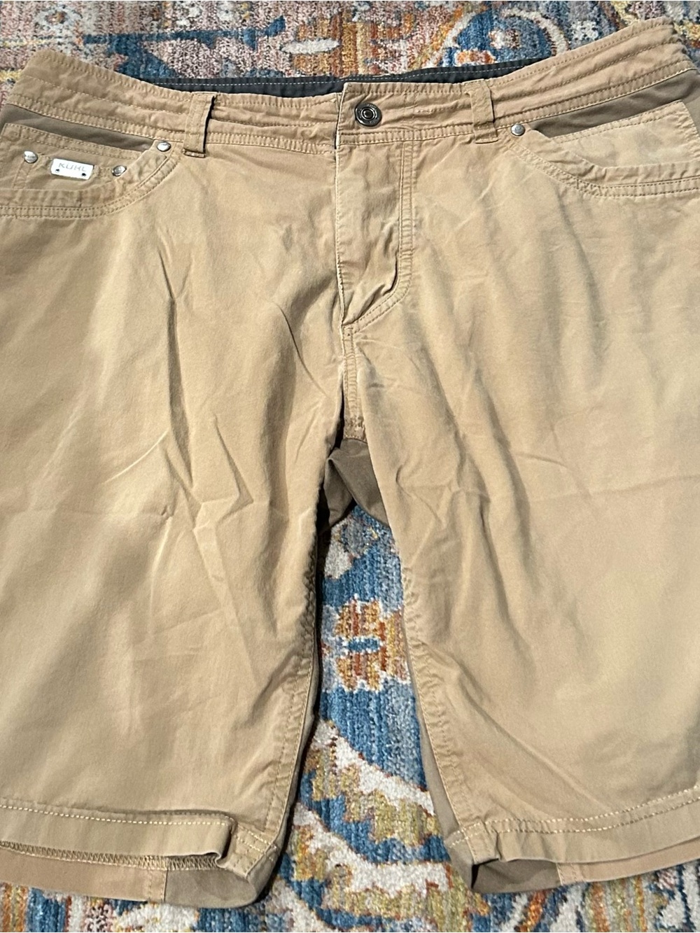 Kuhl Men's Cargo Shorts Tan
